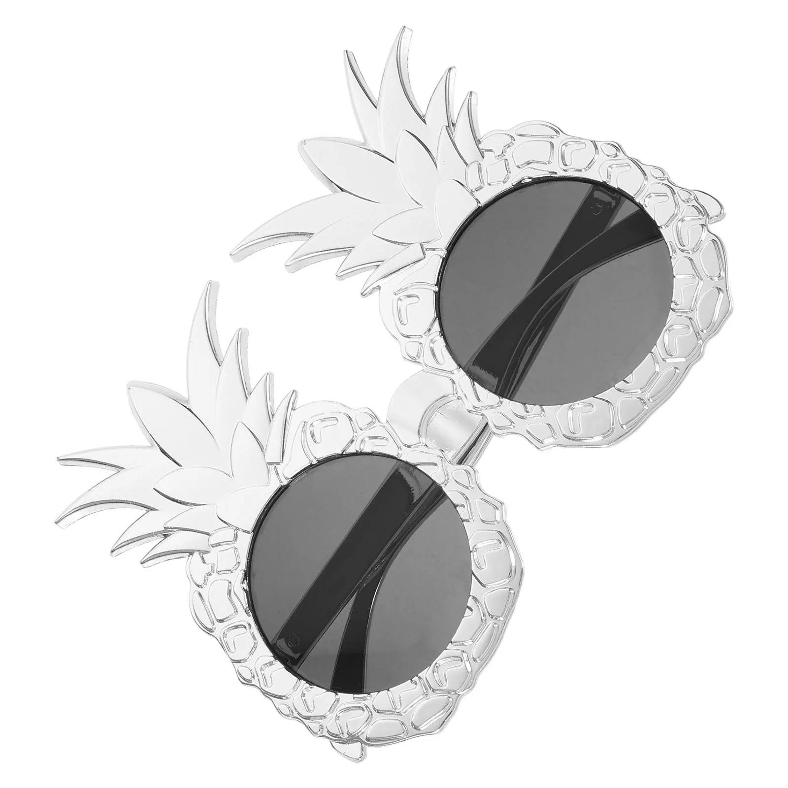 نظارات الأناناس المضحكة لحفلات هاواي لوا، نظارات شمسية من الفاكهة الاستوائية للشاطئ وحمام السباحة والمناسبات الصيفية، عدسات شفافة فريدة من نوعها #1