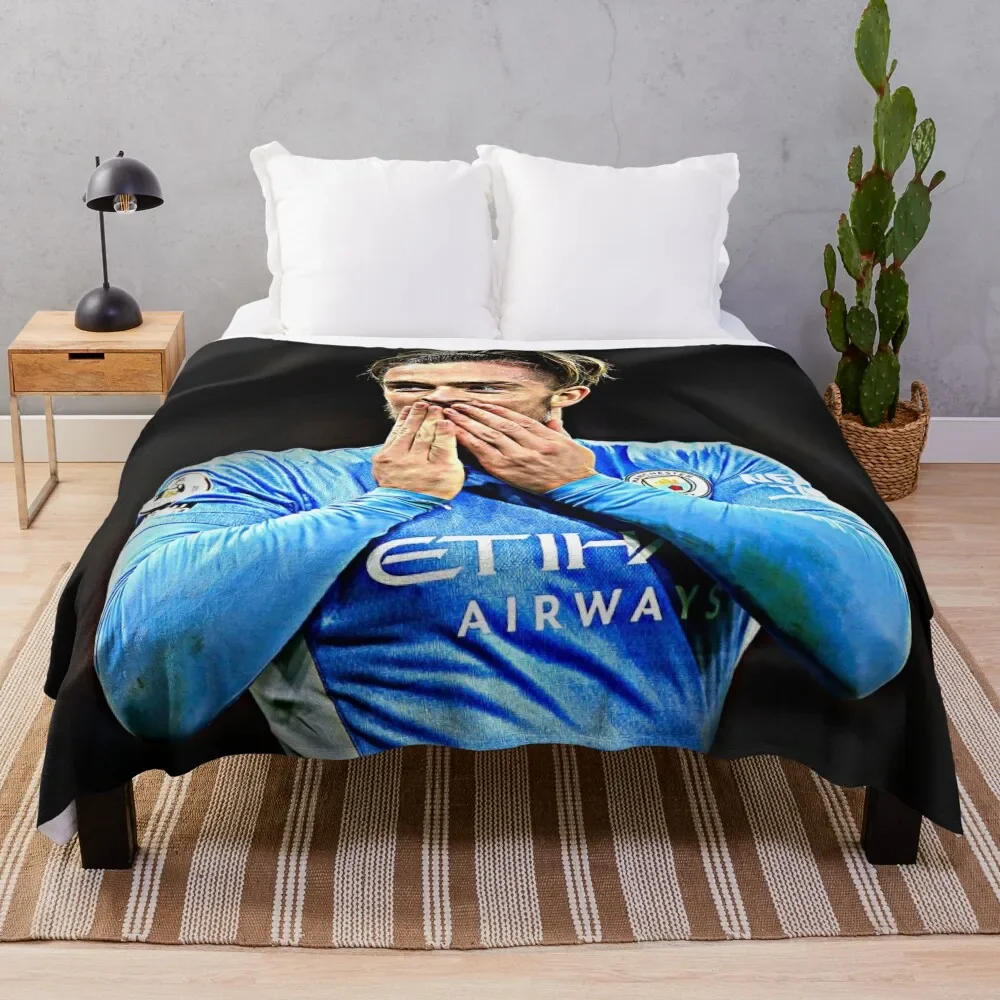 

Jack Grealish Throw Blanket Kid'S Fashion Sofas Summer Decoratives Blankets
