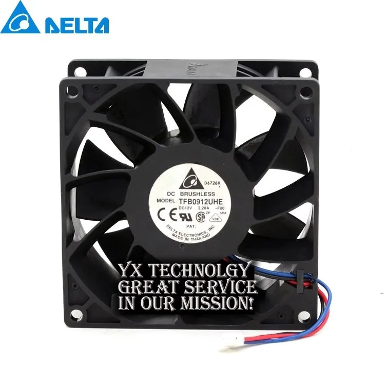 

TFB0912UHE 12v 2.28A 9238 92mm cooling fan violence server for Delta 92*92*38mm