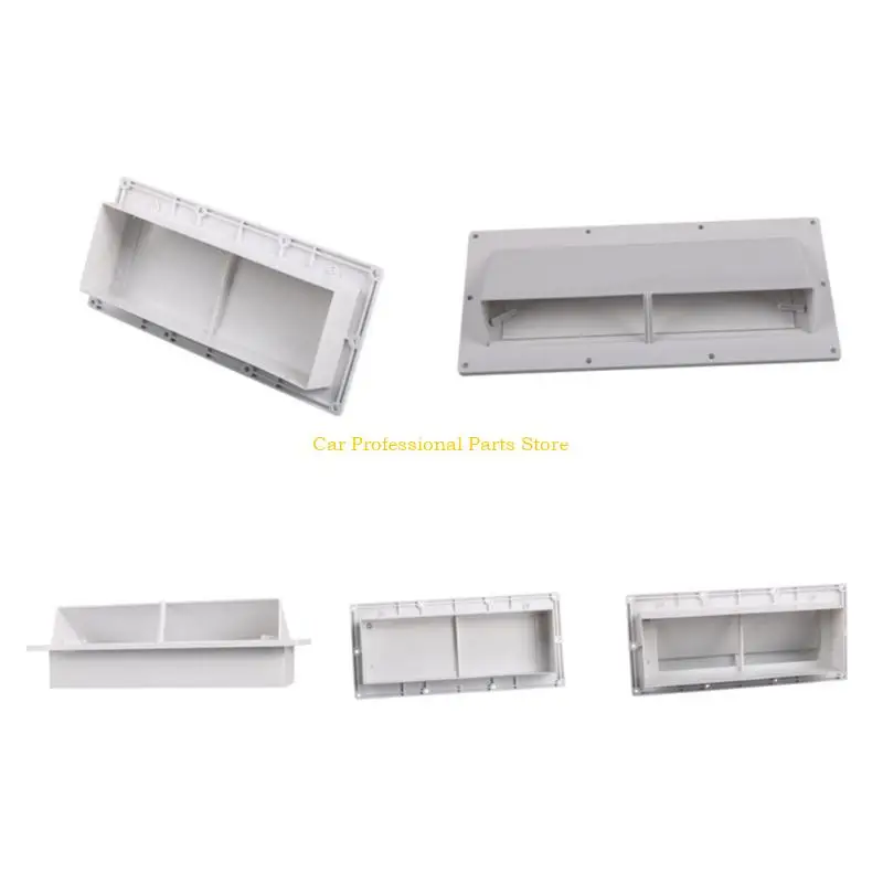 

R53D RVs Hood Exhaust Vent Cover Enhanced Airflows and Protections for Motorhome Trailer 10Pcs Screws Included