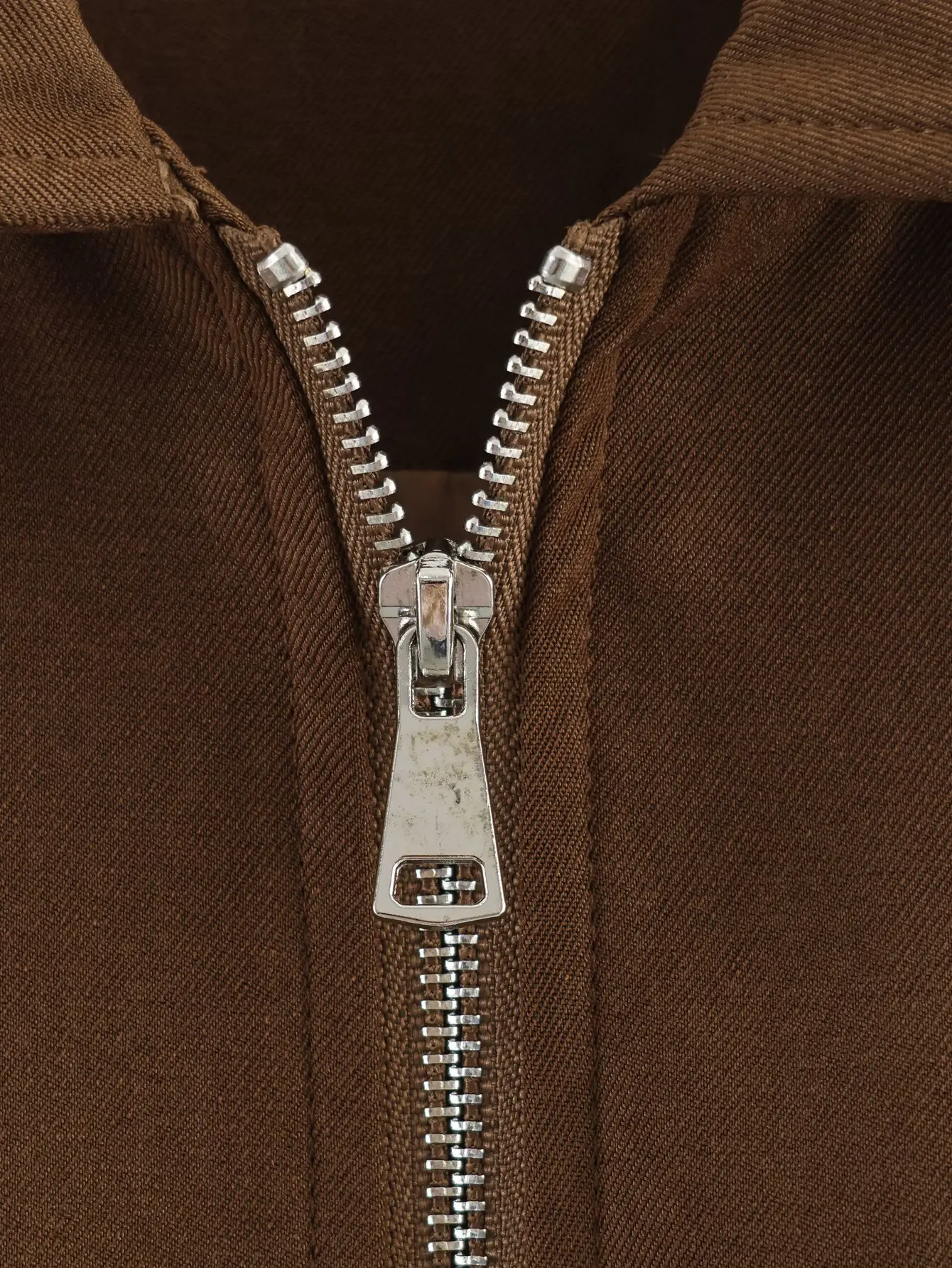 Women's Bomber Jacket Lapel Long Sleeve Zipper Pocket Jackets Women 2025 High Street Vintage Lady Motorcycle Outwears Loose Coat