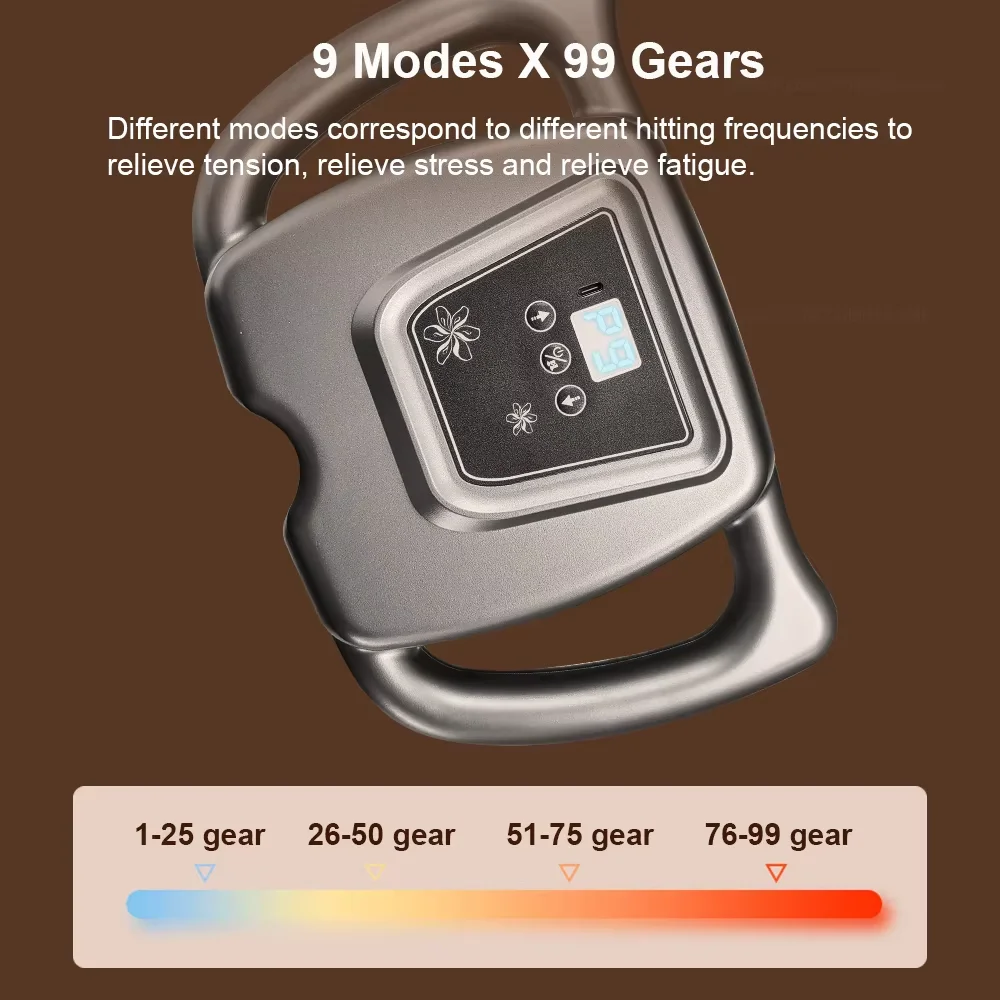 فآسيا بندقية 16-رئيس تدليك العضلات بندقية المهنية الجسم الساق الظهر الكتف الخصر فآسيا بندقية عالية التردد مُدلك بالاهتزاز بندقية