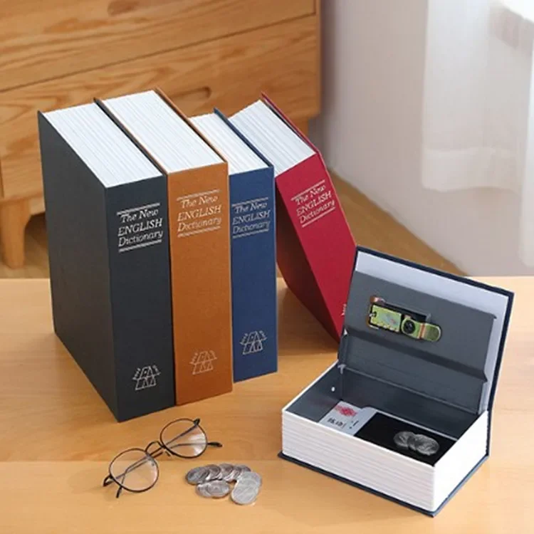 Password Small Book Safe Box Password Deposit Box Savings Bank Piggy Bank Creative Ornament Storage Box