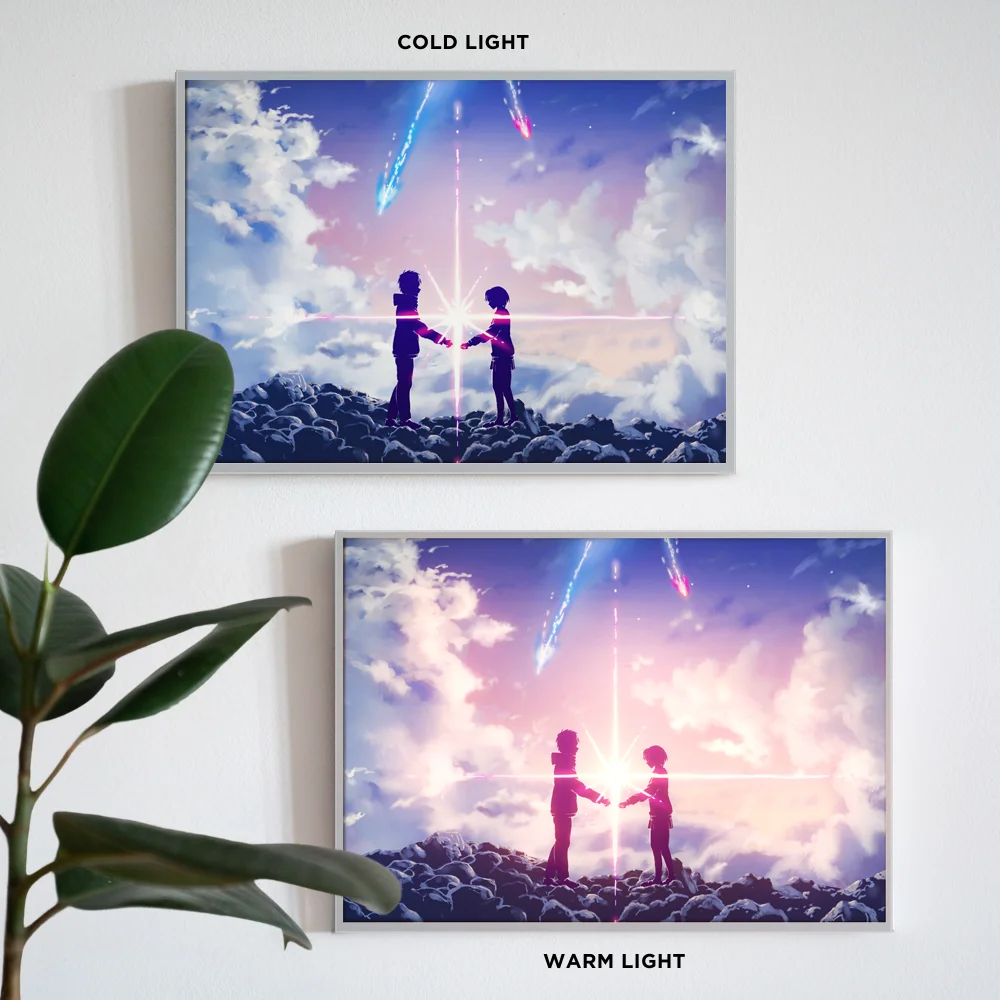 Anime Red String Lamp - Celestial Fate LED Room Decoration, Kimi no Na wa Inspired Lamparas de Mesita de Noche