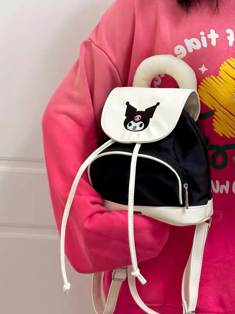 Cute Sanrio Large-capacity Student Backpack Women's New Niche Versatile Fashion Commuter Shoulder Handbag Trendy