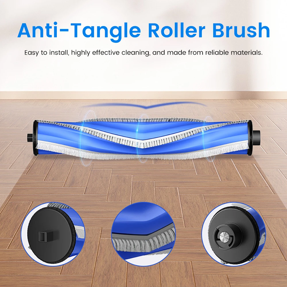 مجموعة ملحقات لـ Cobos T30 PRO Omni T30S AI ملحقات كنس فرشاة جانبية كيس لجميع الغبار المواد الاستهلاكية ممسحة