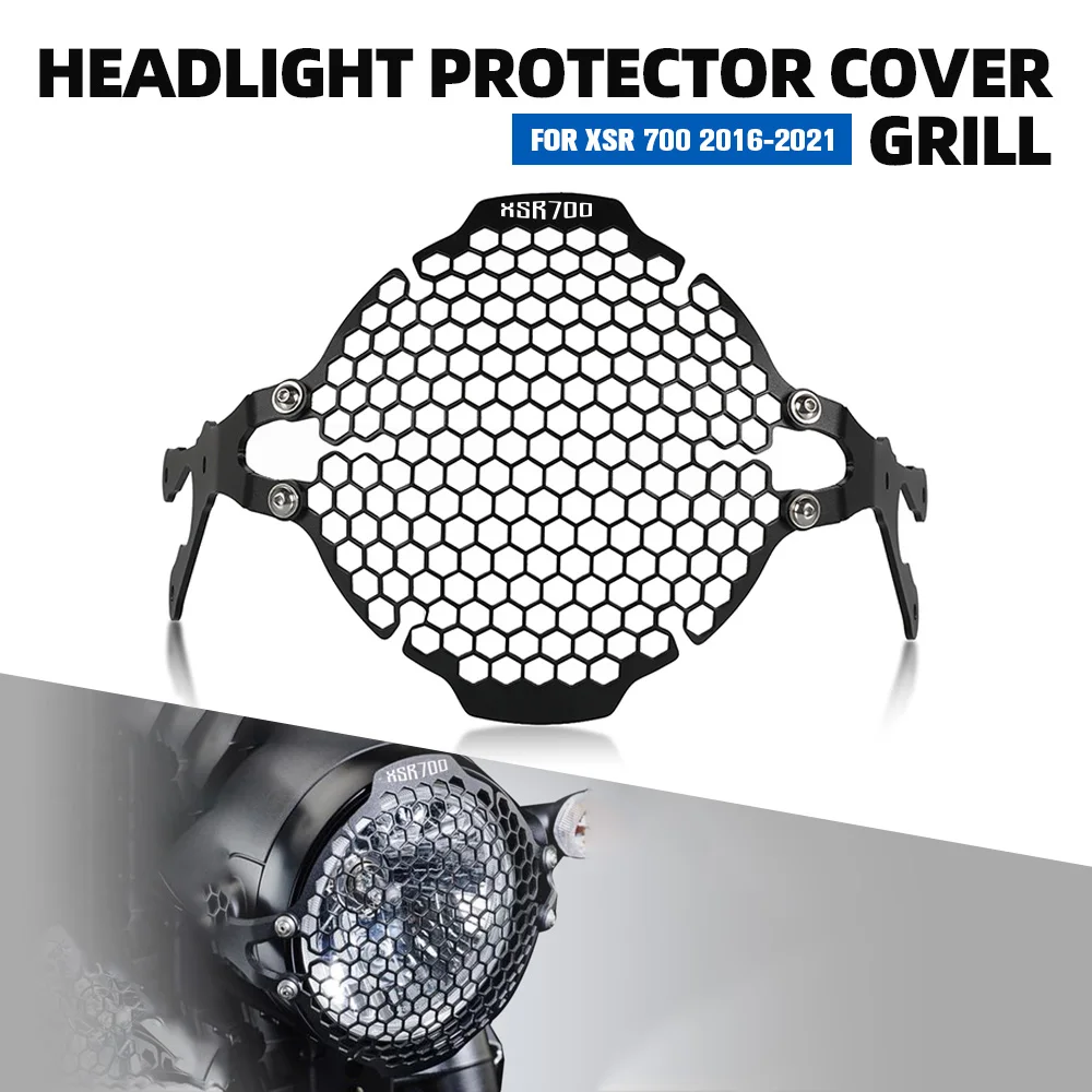 

Front Headlight Lamp Guard Cover Hood Frame Protection Trim Decoration For Yamaha XSR700 2016-2021 XSR 700 XTribute 2018-2021