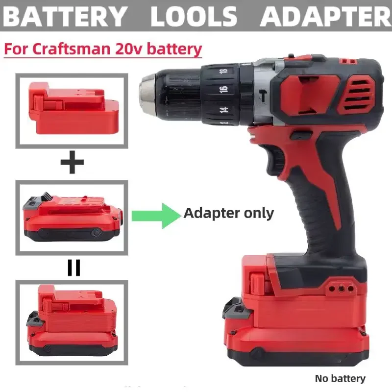 

For Milwaukee Tool Converter Adapter For Craftsman V20 Li-ino Battery Convert To For Milwaukee 18V TOOL Converter