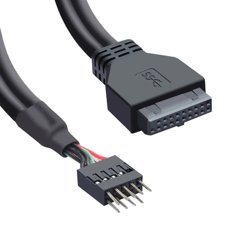 USB2.0 9Pin to USB3.0 19pin Front Panel Connector Converter USB 3.0 19/20pin to USB 2.0 9pin Header Male To Female