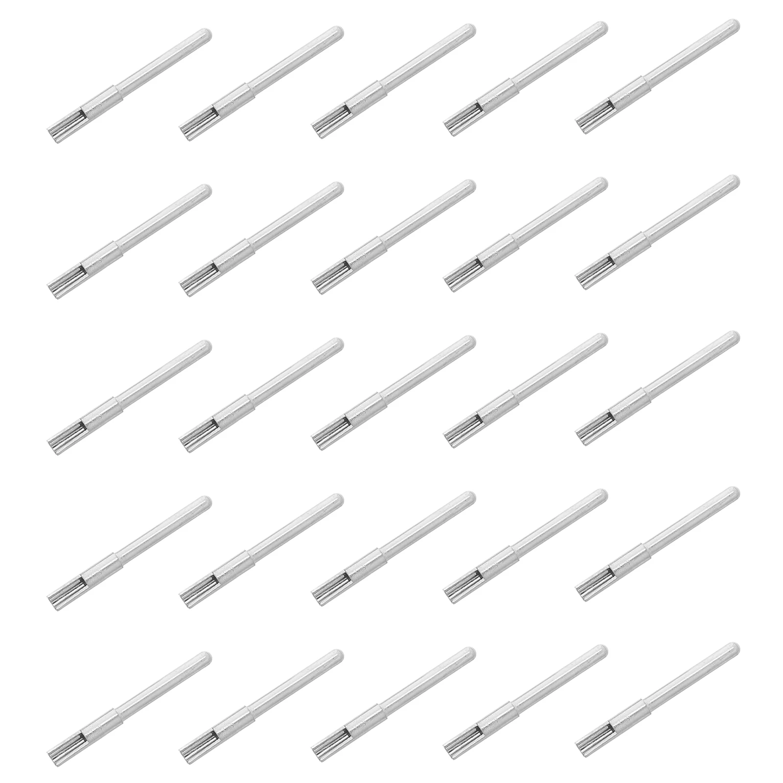 

100pcs Copper Nickel-Plated Conductive Connectors For Wiring Lead Wires Electrodes Replacement Crimp Terminal Electrical