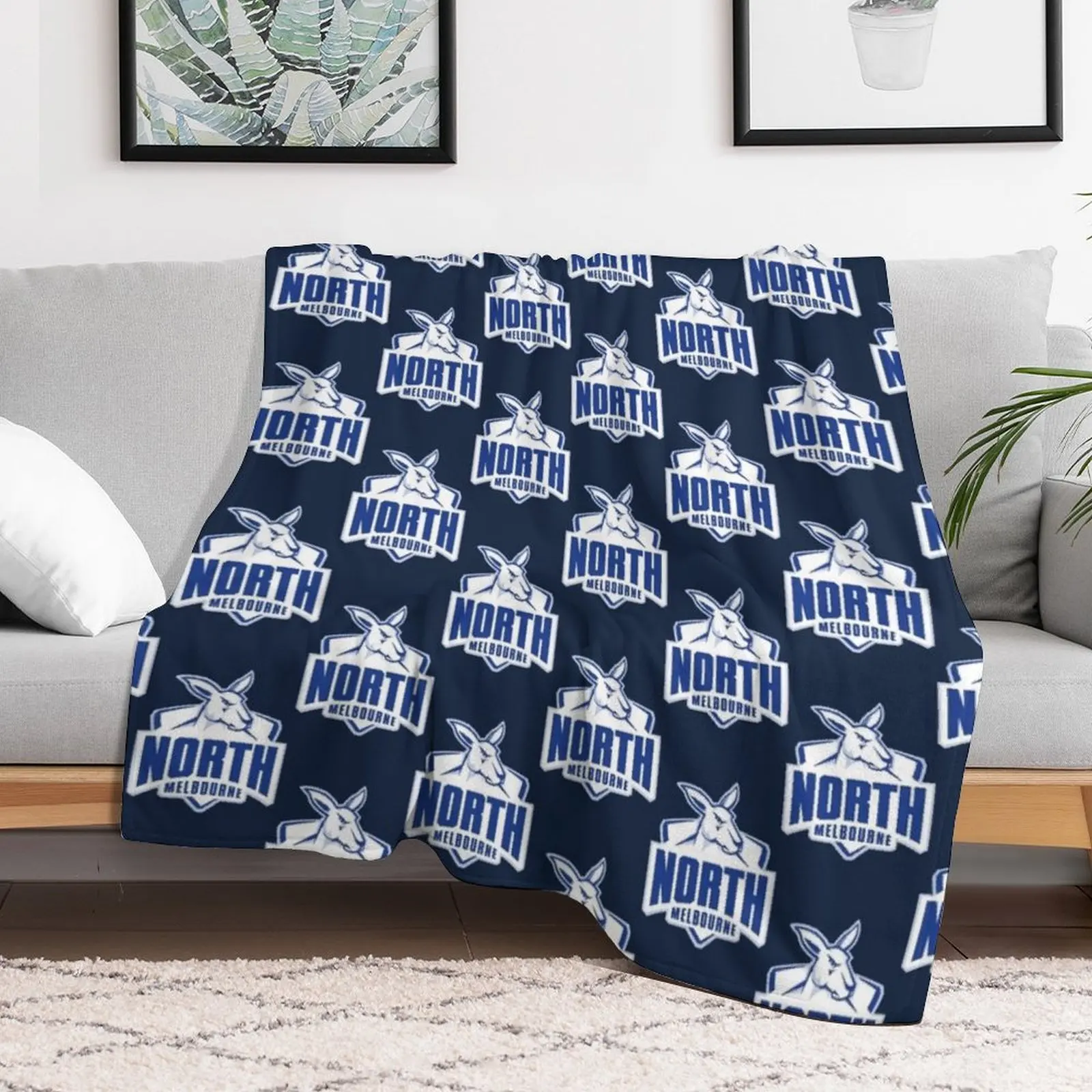 North Melbourne - Merch Throw Blanket Picnic Retros Blankets