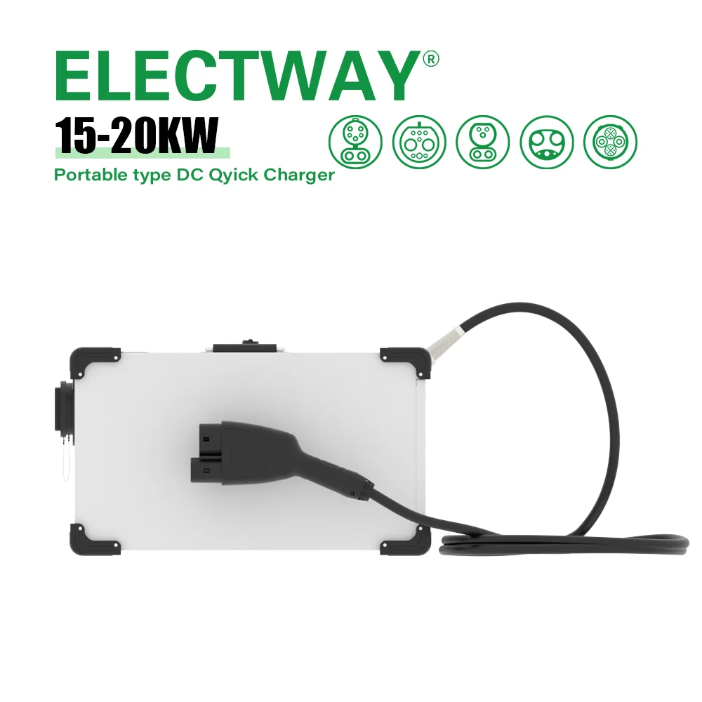 EV DC Portable Charger 20KW GBT CCS CHAdeMO
