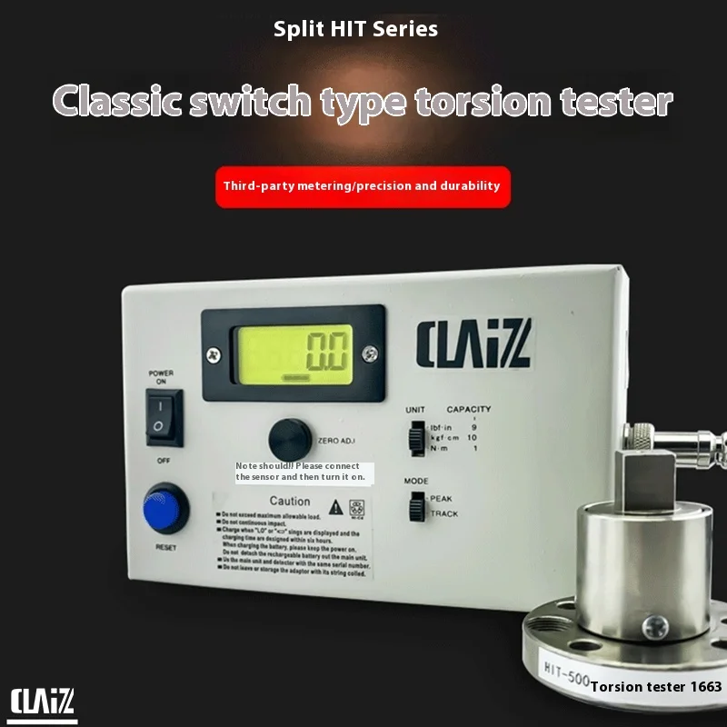 Claiz HIT-10/20/50 High Torque Digital Display Electric Batch Torque Meter Split Wind 220V 1-Year Warranty for Machine Use