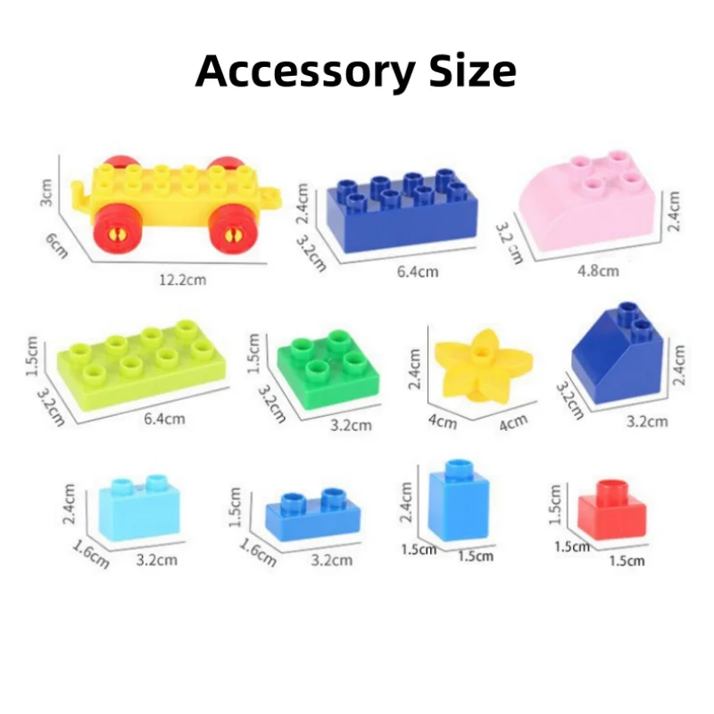 380PCS Building Blocks DIY Bricks Bulk Model Educational Kids Toys Compatible All Brands Gifts for Children construction Toys