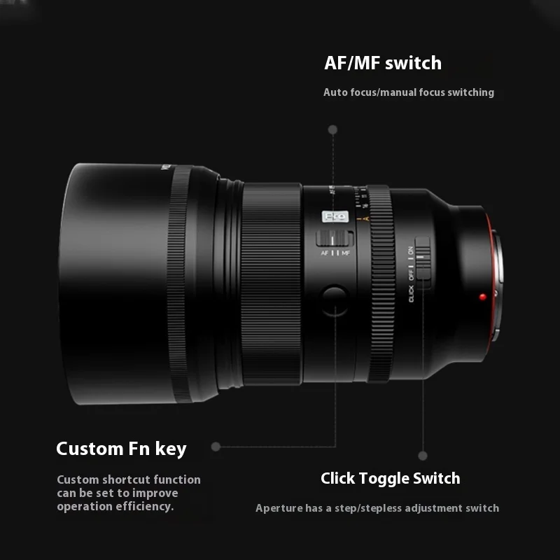 

Полнокадровый объектив Viltrox AF 85 мм F1.4 Pro с автофокусом и большой диафрагмой для Sony A6700 A7C2 A7CR A7M4