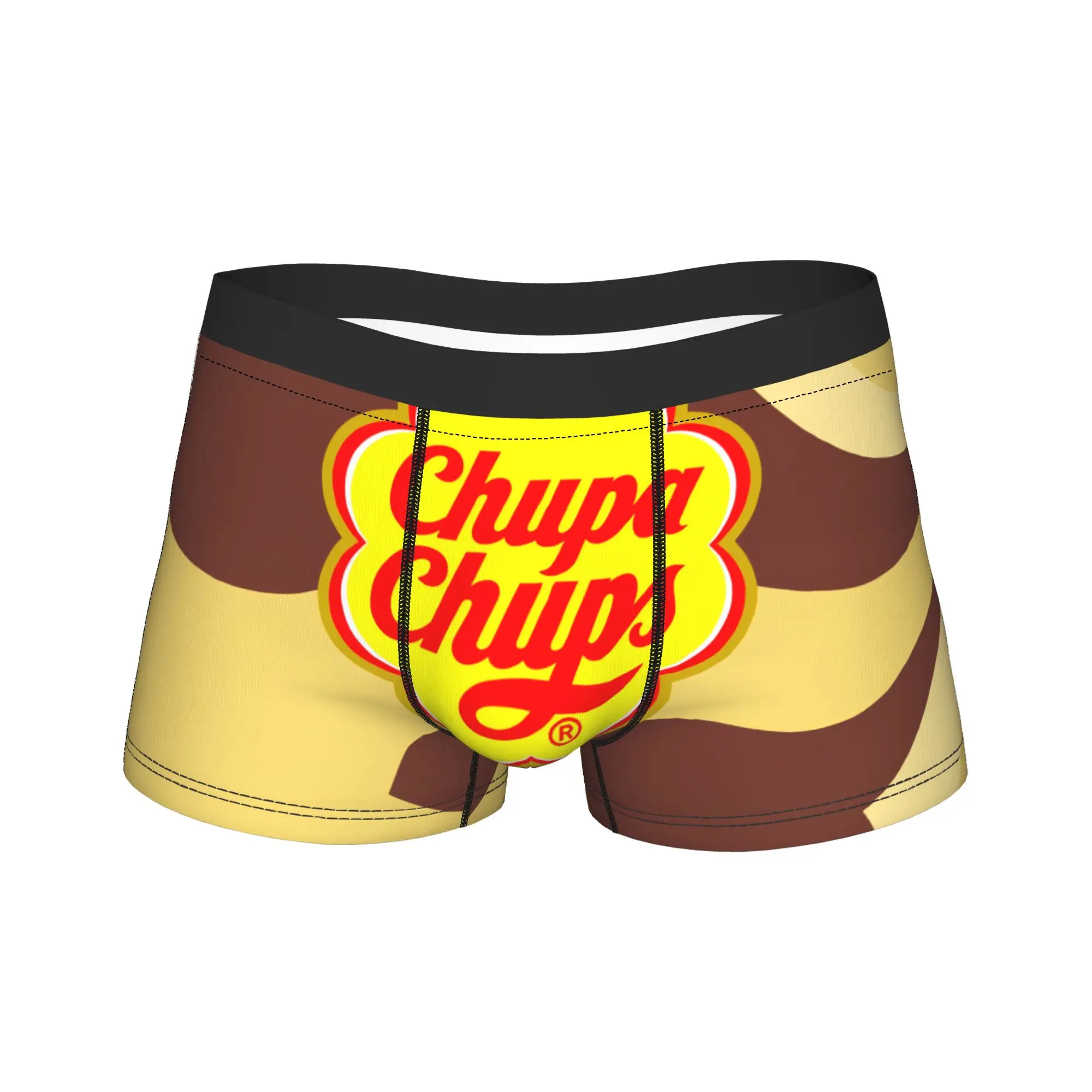 

Candy Chupa Chups Forever Fun Underwear Novelty Underpants Printing Boxer Brief For Men 3D Pouch Large Size Boxershorts