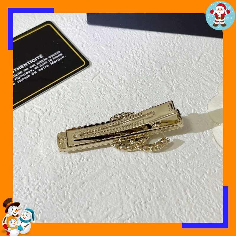 Hairpin, Pearl Rhinestone Letter Duck Bill Clip, Fashion, High-end Temperament, Internet Celebrity Edge Clip, Back of Head Hair