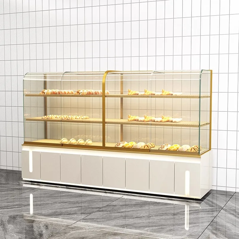 Bread display cabinet Cake model Baking side  Middle island checkout page Bar counter Refrigerated counte