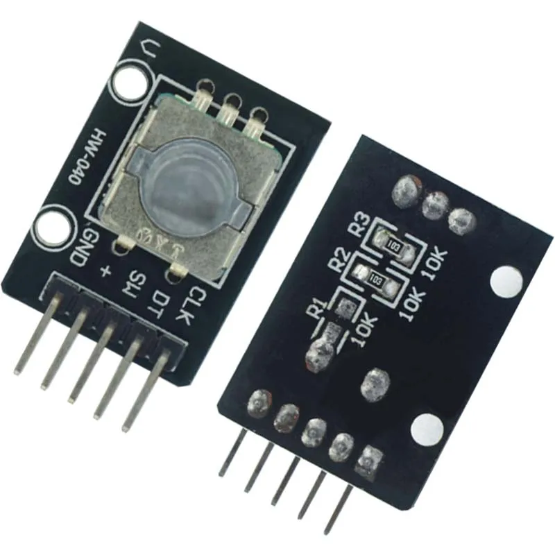 5 pz KY-040 HW-040 360 Gradi Rotary Encoder Modulo Interruttore Sensore di Mattoni Interruttore di Sviluppo Potenziometro manopola Kit per Arduino