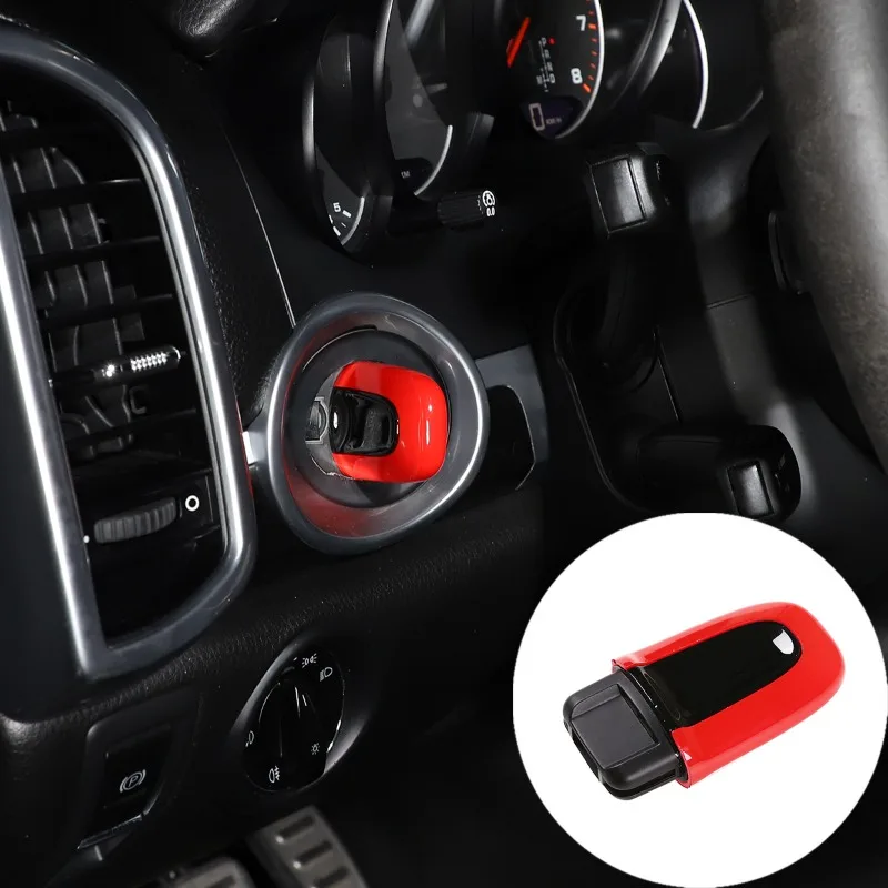 For Porsche Car Start Stop Engine Button Key Ignition Switch One key Start Button For Cayenne Cayman Macan Paramera 911 718 - view 3