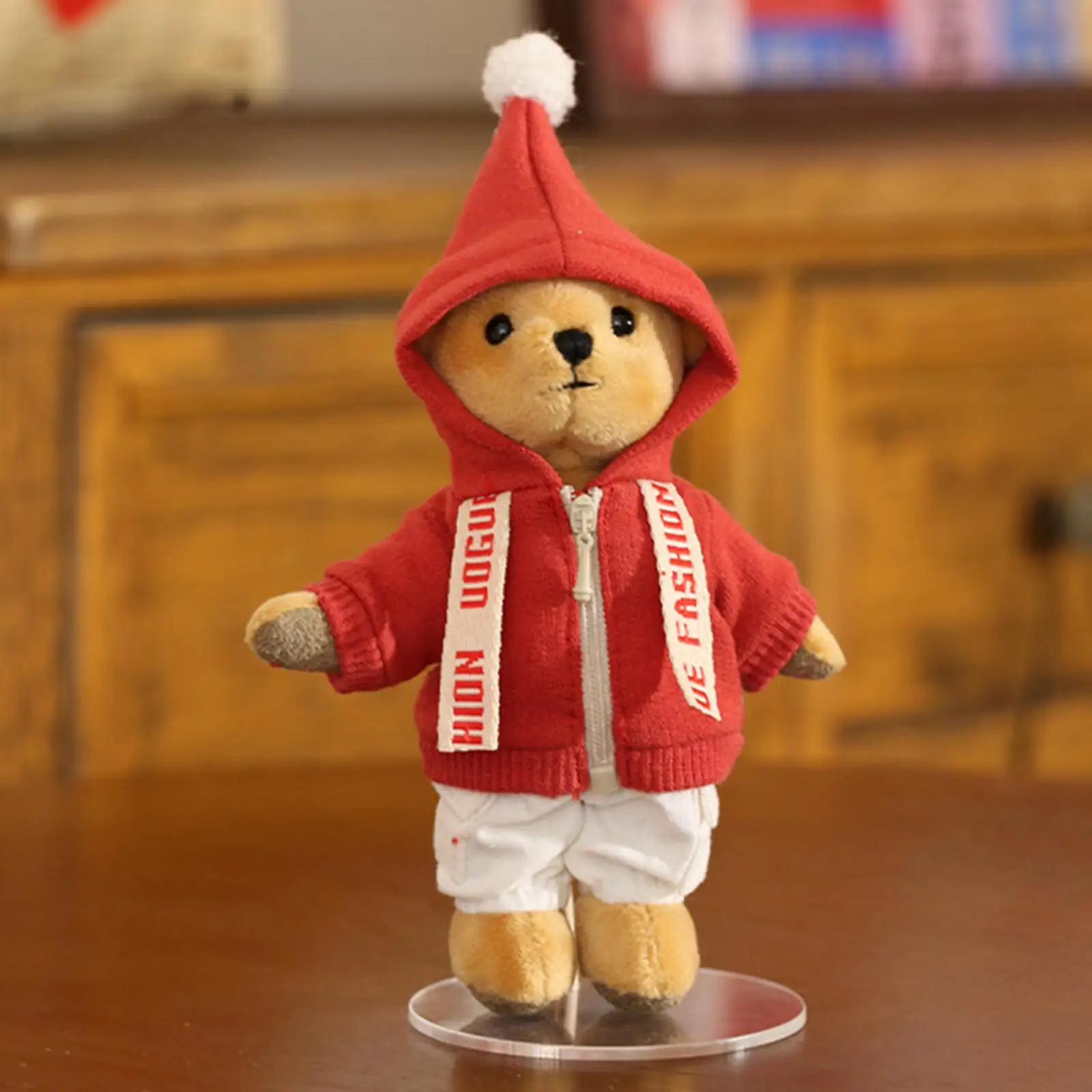 ชุดตุ๊กตาผ้าพลัฌขนาด 15 ซม. ชุดแฟนซีใส่สบาย อุปกรณ์ประกอบฉากถ่ายภาพ ชุดแฟชั่น DIY สำหรับตุ๊กตาผ้า ชุดตุ๊กตาการ์ตูน ชุดเอี๊ยมตุ๊กตา