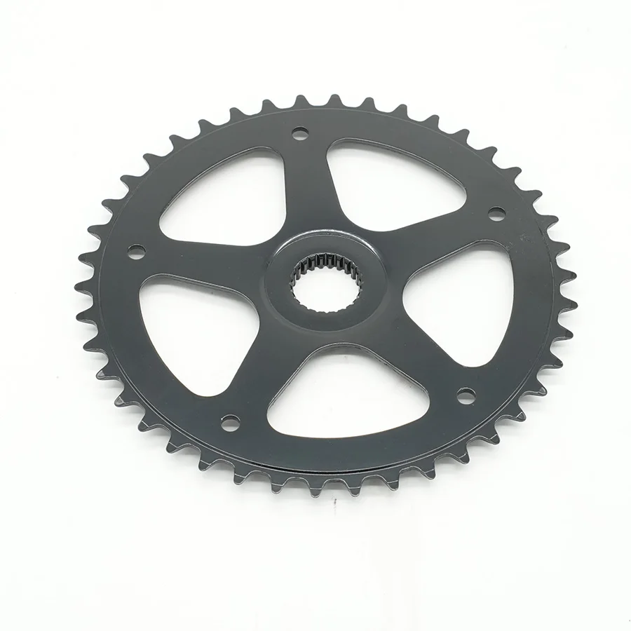 E-bike Chainring 42T Overmolded One-Piece Chainwheel Compatible With Road Bicycles And Kids' Bikes
