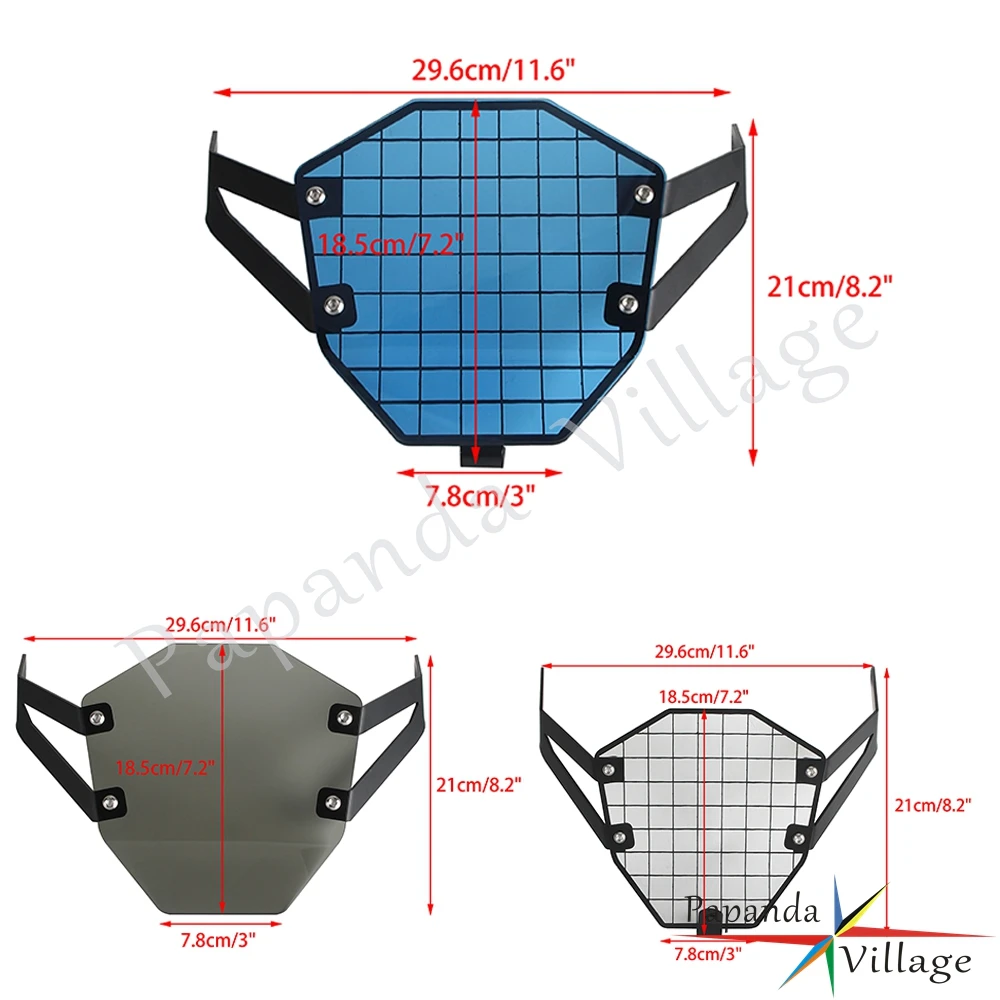 Headlight Head Light Guard Protector Cover Protection Grill Motorcycle For Suzuki V-Strom 800DE 2023 2024 Headlamp Protector