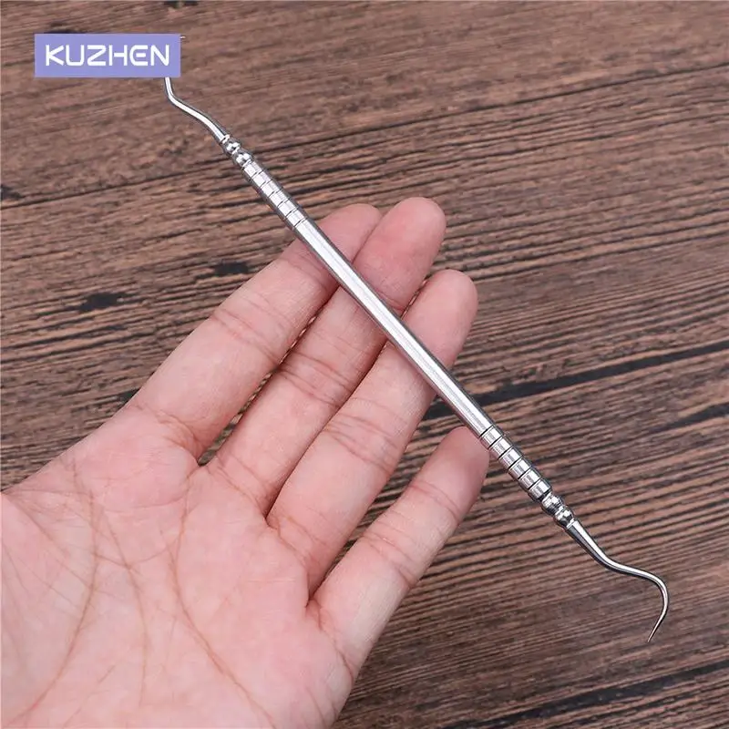 High Quality 1pcs Double Ends Dentist Teeth Clean Hygiene Explorer Probe hook Pick Stainless Steel Dental Tool Products