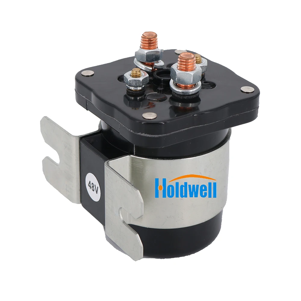 Holdwell 48V Heavy Duty Solenoid JR1-H1950-00 for Club Car E-Z-GO Yamaha Electric G19 G22 Power Drive 4 Terminal #586 Series