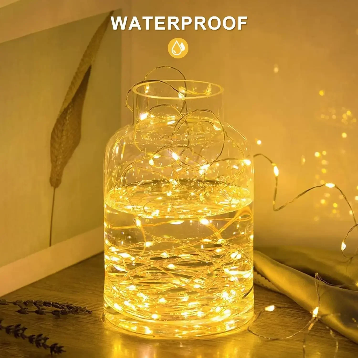 Ultra Long 100LED Solar String Fairy Light Outdoor Copper Waterproof Christmas Garland Decoration Garden Party 100M/50M/10M/5M