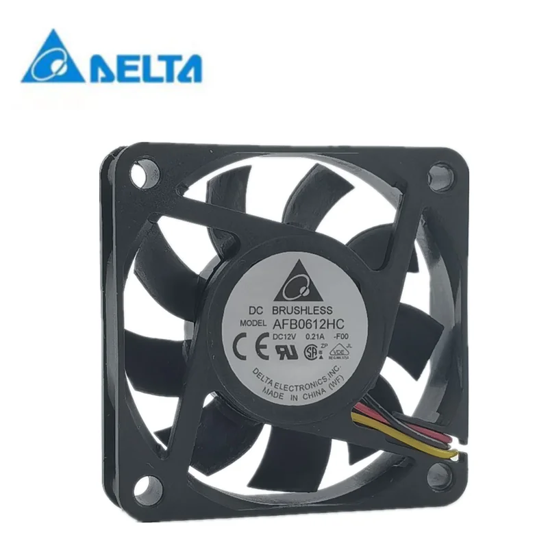 replace AFB0612HC DC12V 0.21a 6015 6cm chassis CPU speed measuring axial cooling fan