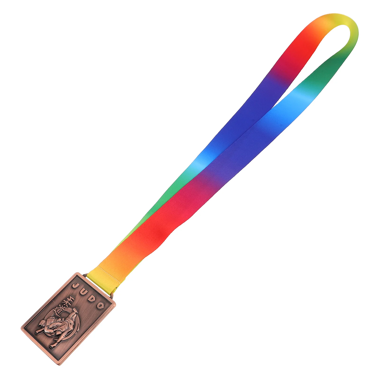 

Judo Medals Game Awards First Place Metal Silver Copper Neck Ribbon Durable Quality Martial Schools Competitions Sports
