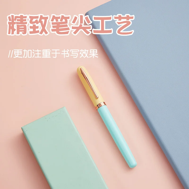 Macaron Color Cute Mini  Fountain Pen Exquisite Gift For Girls, Pupils And Students