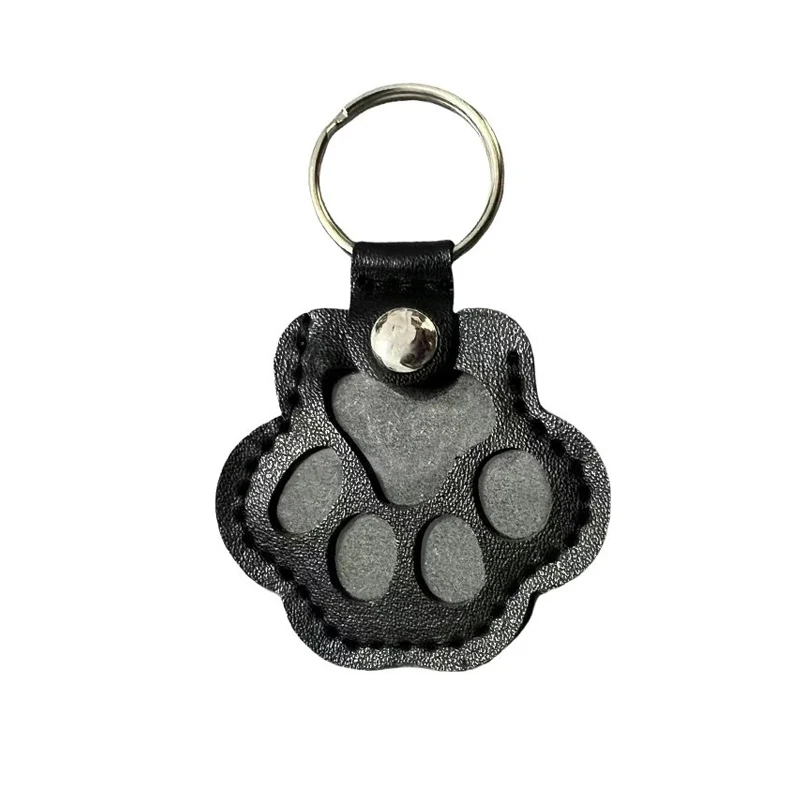 Tierhaar-Gedenk-Schlüsselanhänger, PU-Leder, Andenken, Medaillon für Katzen, Hunde, Fell, Tierhaar, Aufbewahrung, Anhänger, Handtasche, Hängezubehör
