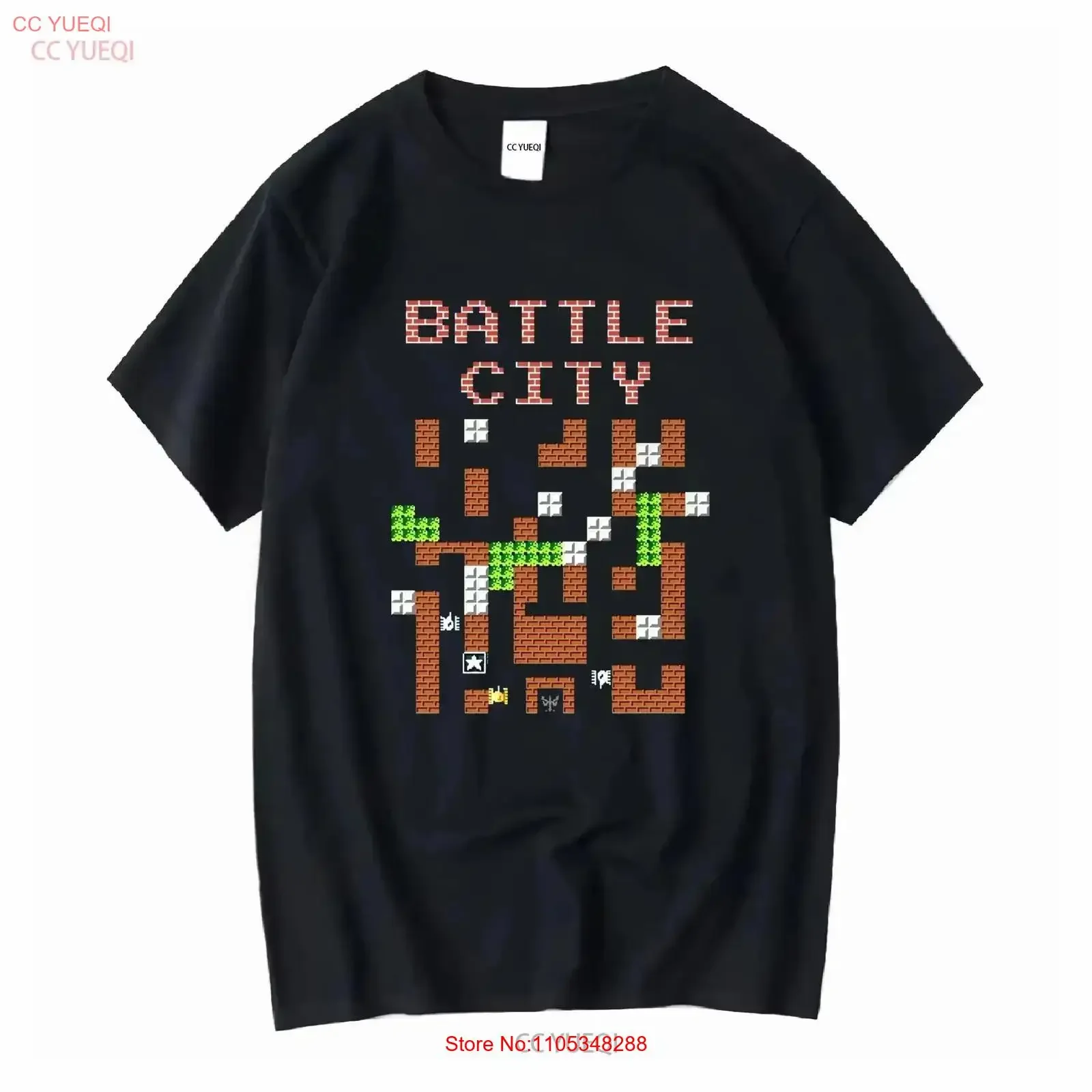 Battle City stage 1 Logo NES Famicom game 8 bit screen T Shirt Arcade classic vintage retro design all sizes Washed vintage