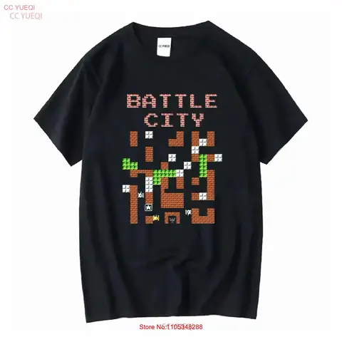 Battle City stage 1 Logo NES Famicom game 8 bit screen T Shirt Arcade classic vintage retro design all sizes Washed vintage