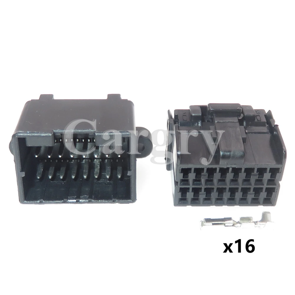 1 Set 16P 174053-2 174046-1 AC Assembly Car PCB Connector Auto Wire Adapter Automobile Electrical Socket 174046-2