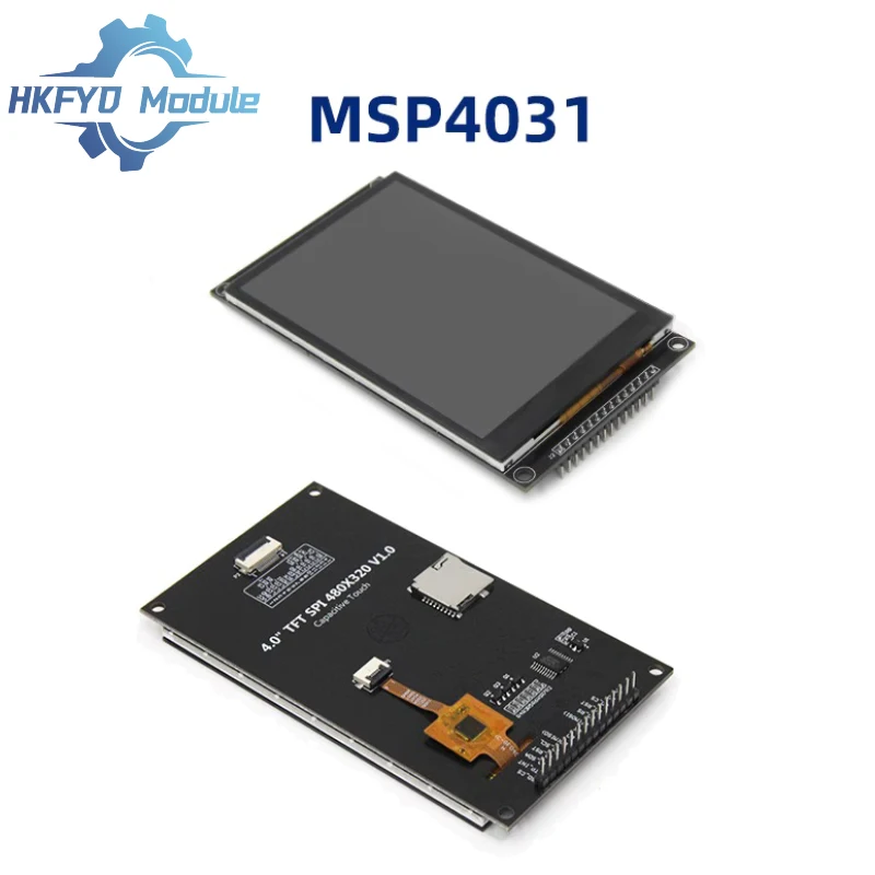 4,0-дюймовый сенсорный TFT ЖК-экран 320x480 — модуль последовательного интерфейса SPI для Arduino