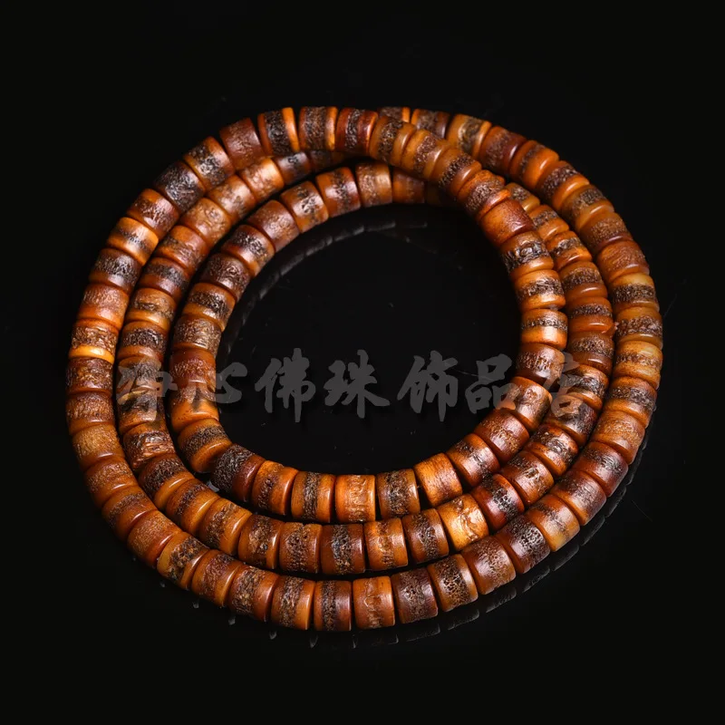 Tibetan Gabala 108 Diy Handmade Beaded Semi-Finished Products Barrel Accessories