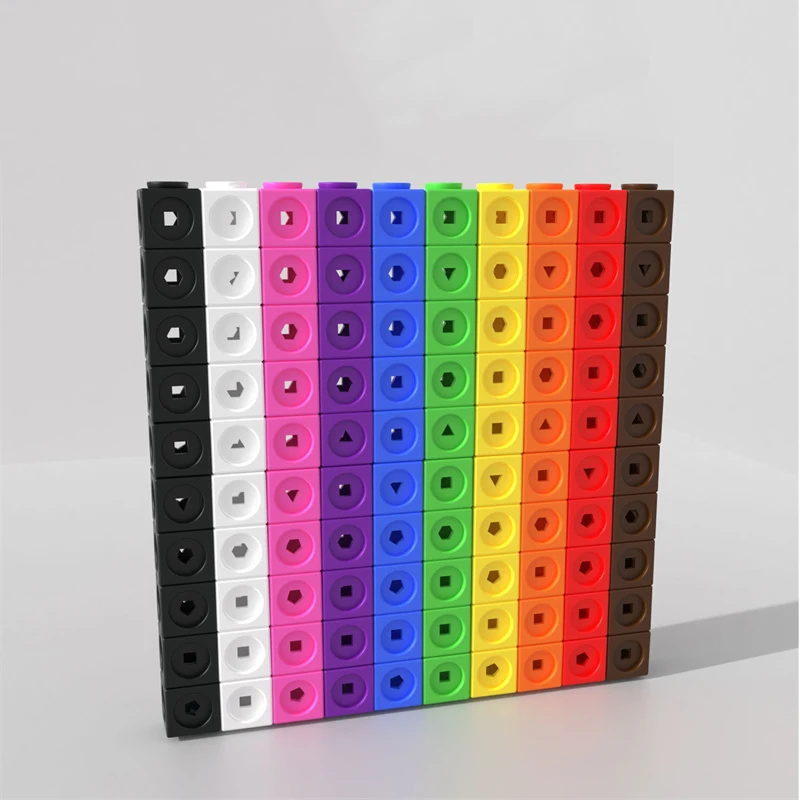 Kids Children Mathematics Linking Cubes Blocks Kids Educational Numbers Math Kindergarten Toys