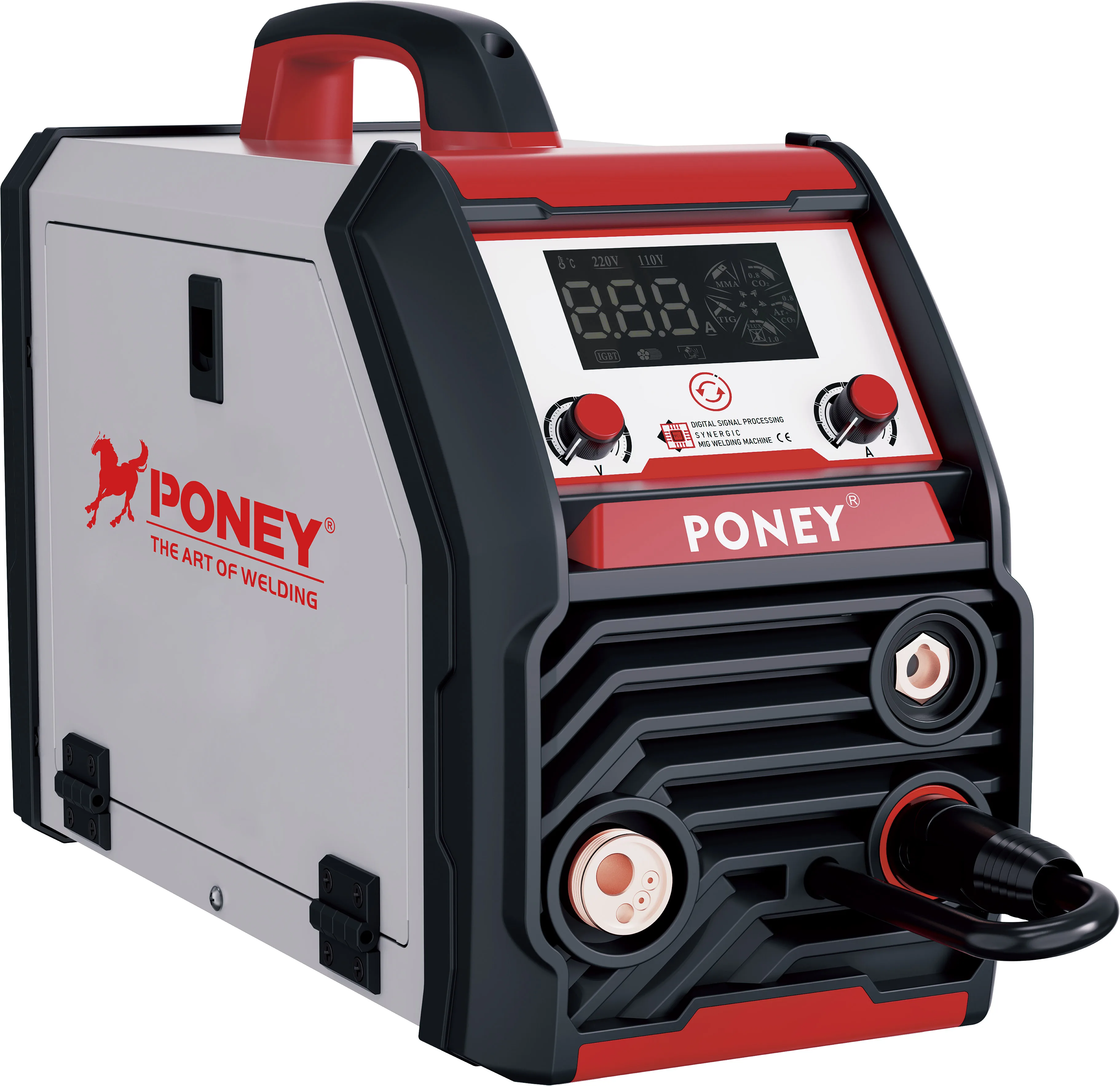 SNYNERGY 5KG MIG 3 في 1 آلة لحام عاكس IGBT آلة لحام الغاز والغاز مع رفع TIG #2