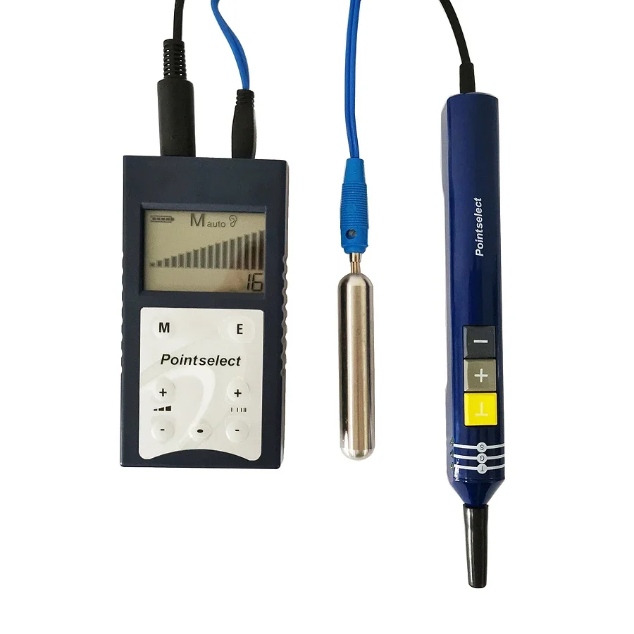 

Digital Point Finder for Auricular and Body Acupuncture with Integrated PuTENS Stimulation,LCD Display Ear Care