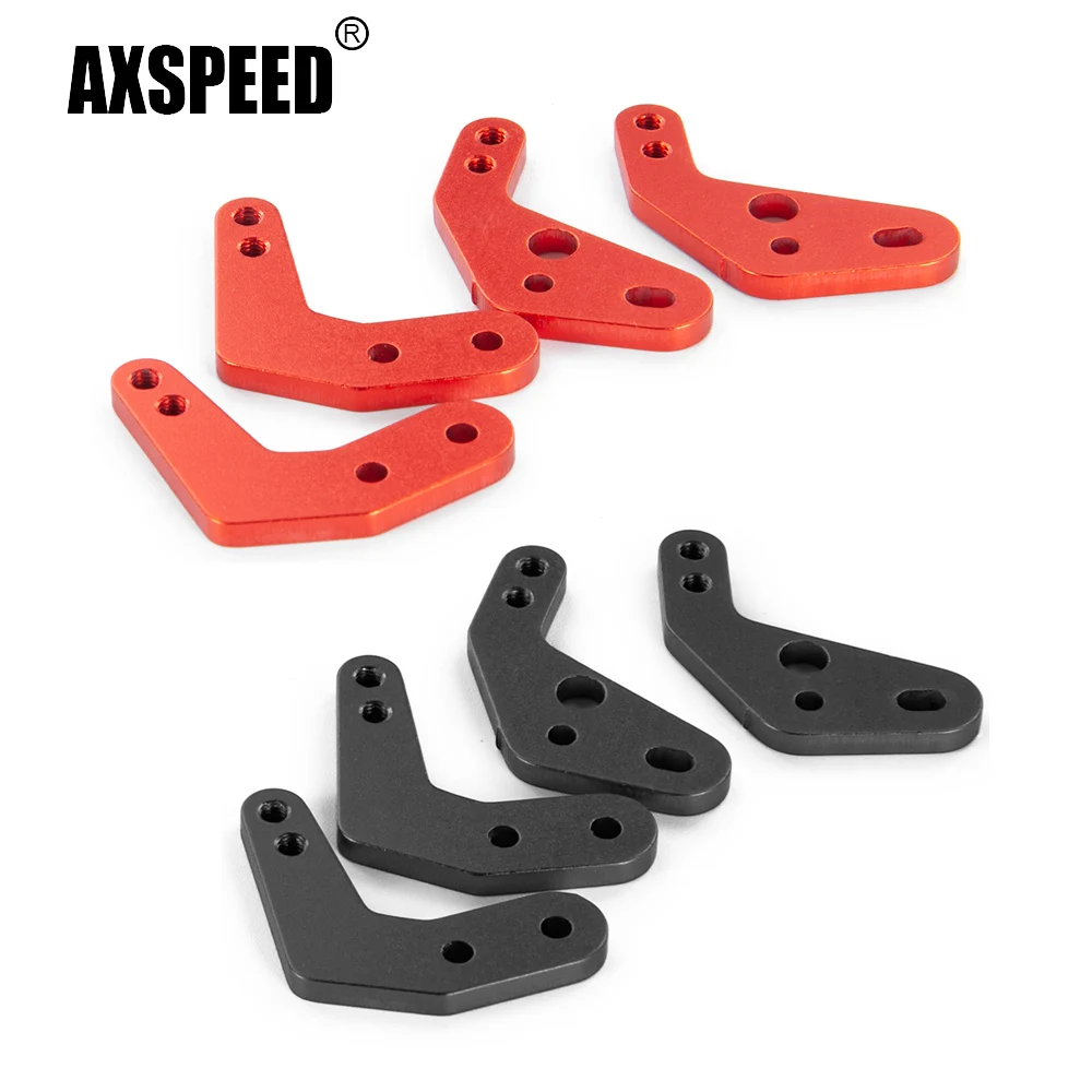 AXSPEED Aluminum Alloy Shock Absorber Suspension Extension Mount Height Angle Stand for Axial SCX10 II 90046 1/10 RC Car Parts