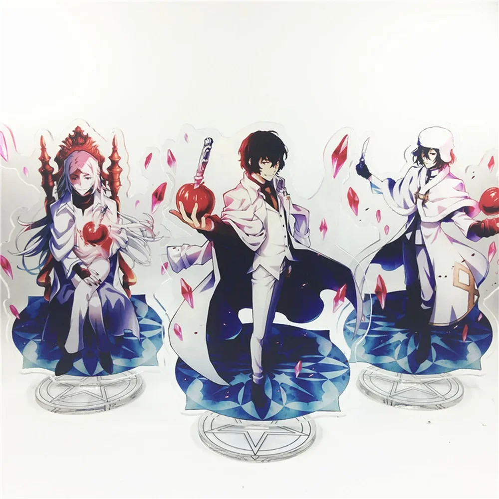 Anime Atsushi Nakajima Dazai Chuya Ryunosuke Acrylic Stand Figure Desktop Decoration Collection Model Toy Gifts