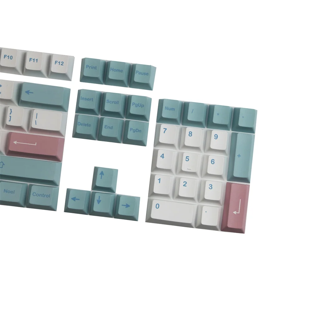 GMK-Keycap com Keycap, Perfil Cherry, DYE Subbed, 142 Chaves, Teclas ISO Enter para Anne GH60, GK61X, GK64X, GK68, 84, 87, 96, 980, 104, 108