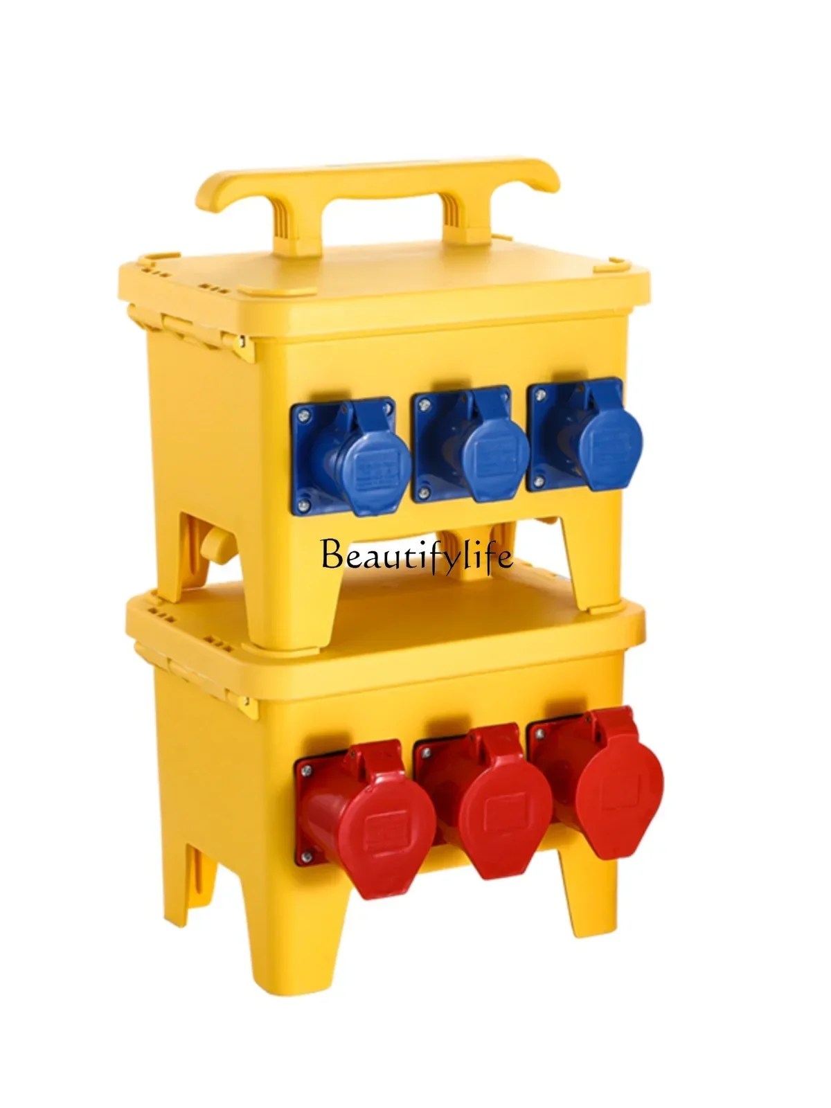 Portable Mobile Industrial Socket Box Temporary Labor Distribution Box Power Outdoor Waterproof