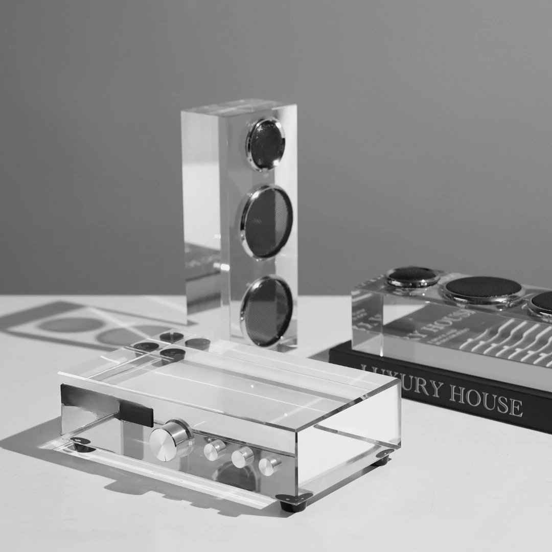 نموذج ستيريو محاكاة بسيط وحديث، زخرفة ديكور منزلية ناعمة