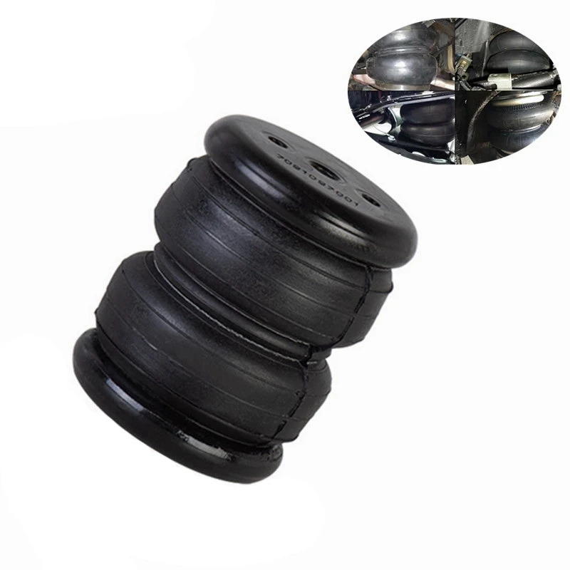 97MM 1/4 Inch Pneumatic Bag Shock Absorber Double Convoluted Air Bags Spring Suspension System Universal Pickup Trucks