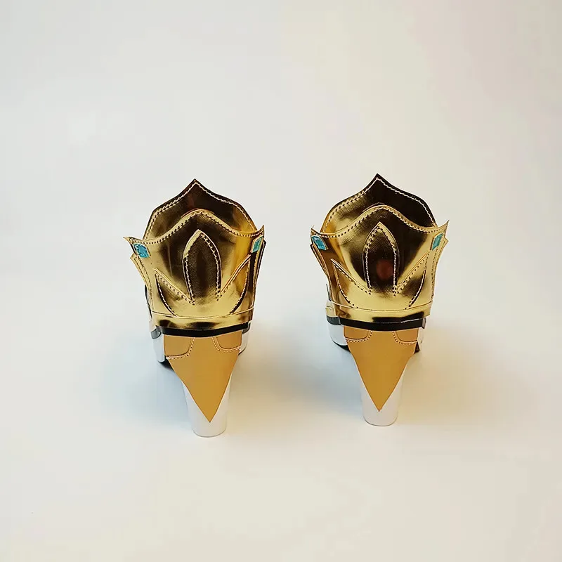 

qq023New Genshin Impact Shenhe Cosplay Shoes Bots Custom Made Halloween Carnival