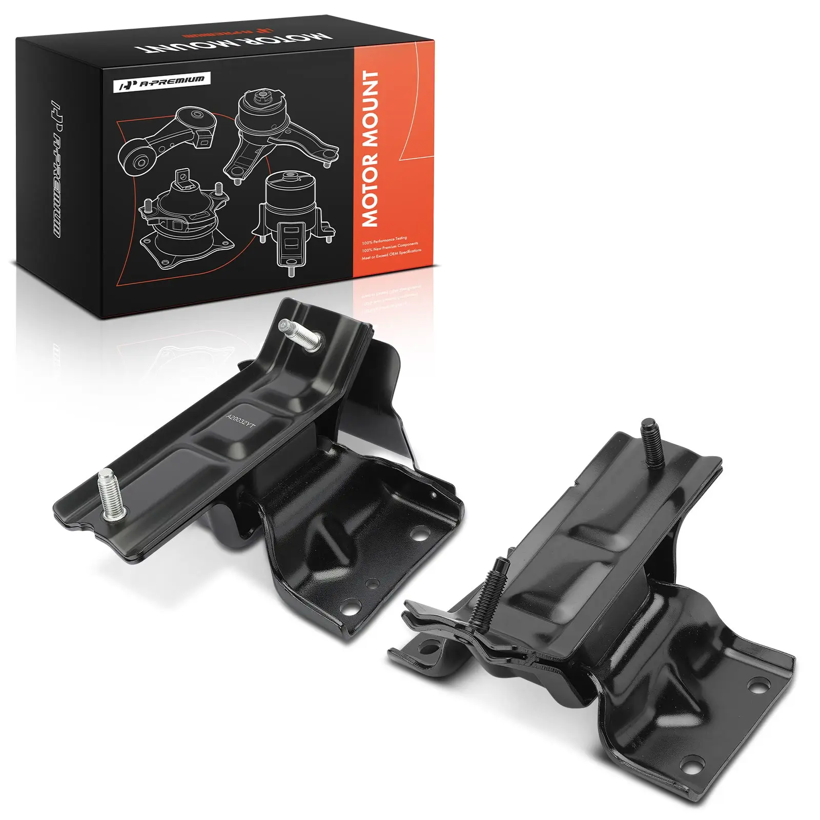 A-Premium 2pcs Engine Motor Mount for Ford E-350 Econoline 1997-1998 E-350 Club Wagon 2003-2005 E-350 Super Duty 1999-2019